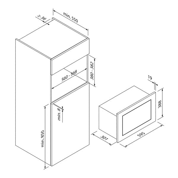 Blaupunkt Microwave Oven (BLACK)