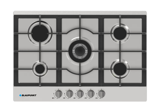 Blaupunkt 90cm Gas Cooktop Inc Wok Burner (STAINLESS STEEL)