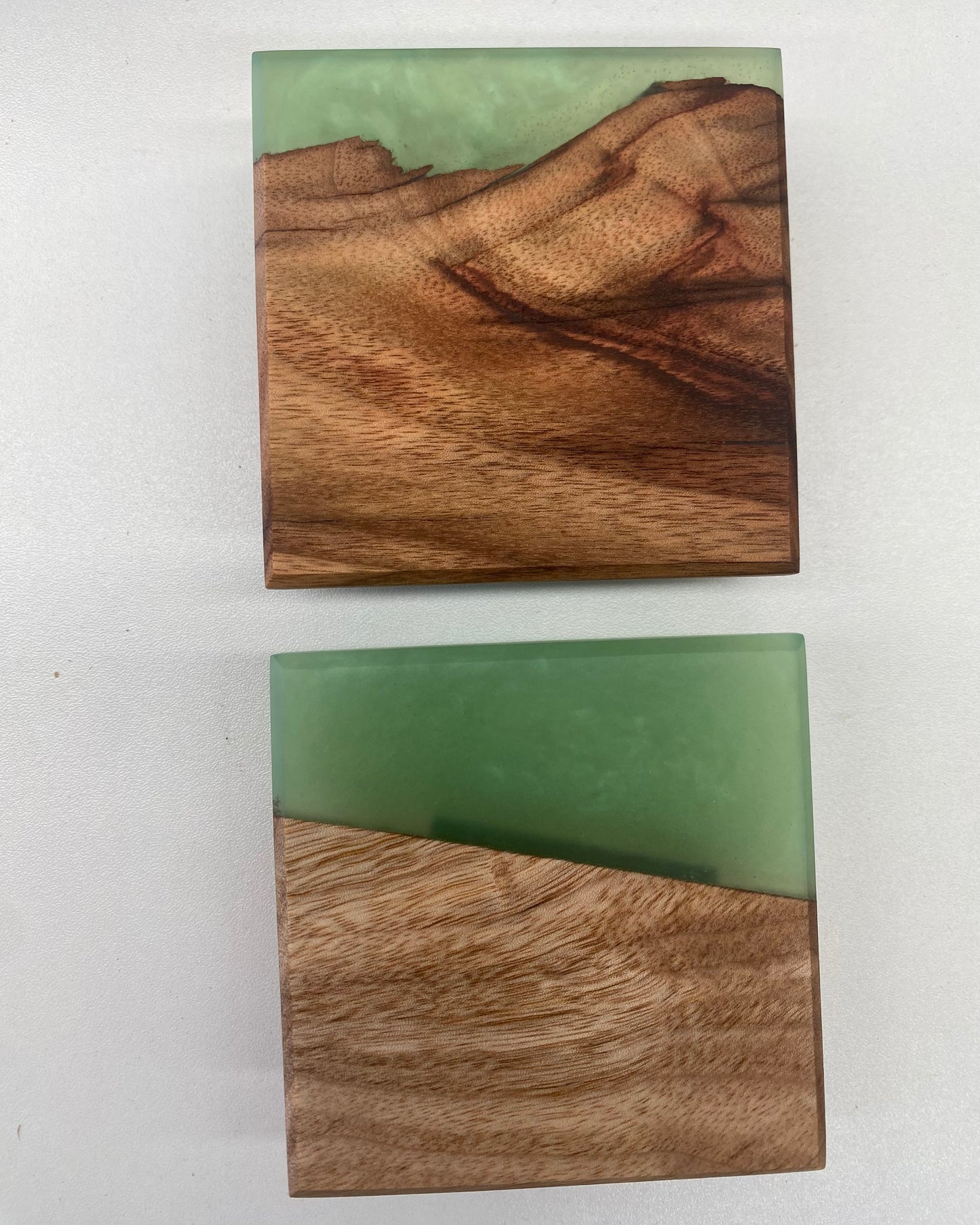 English Oak Resin Coasters