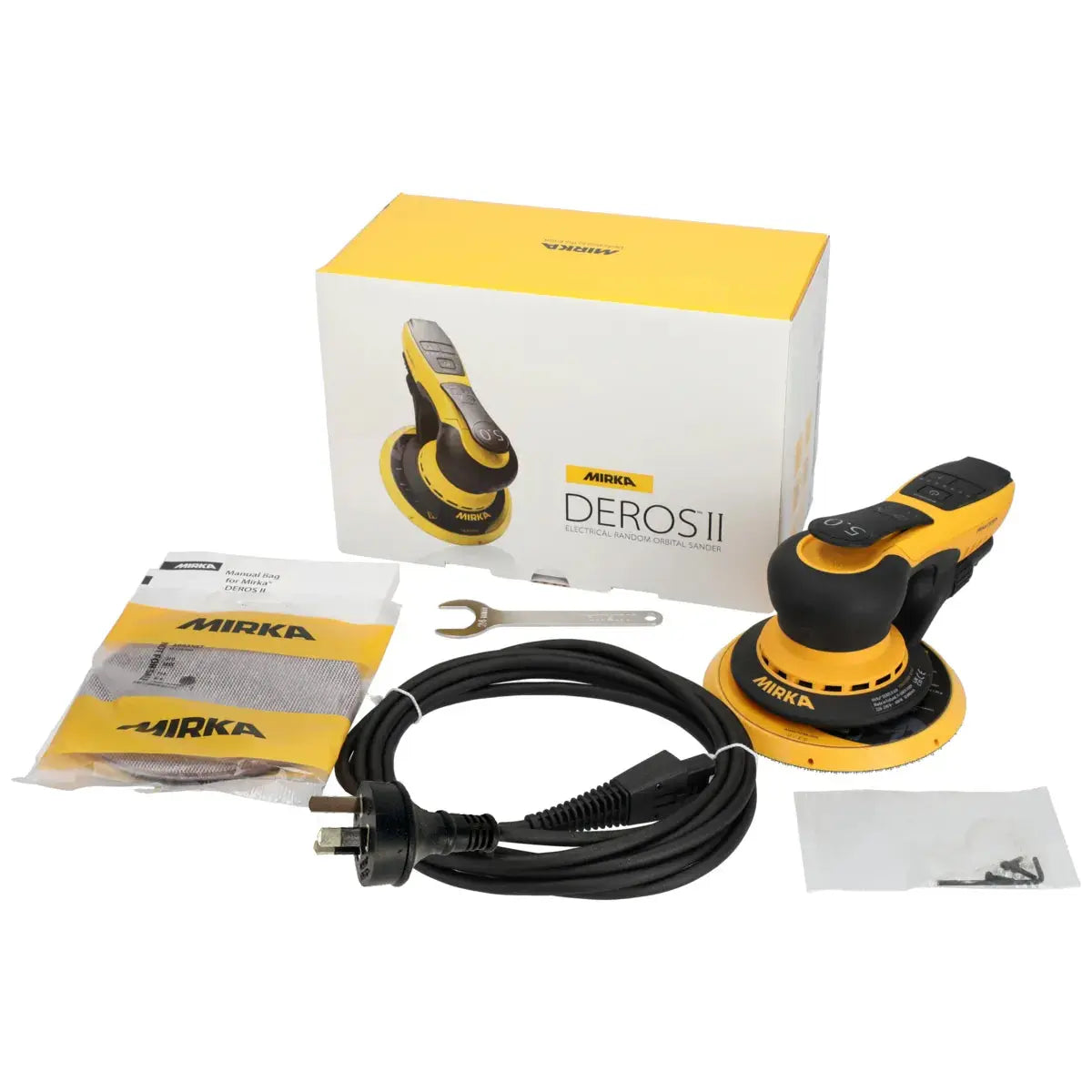 Mirka Deros II 150mm Random Orbital Sander - 5mm Orbit 650CV