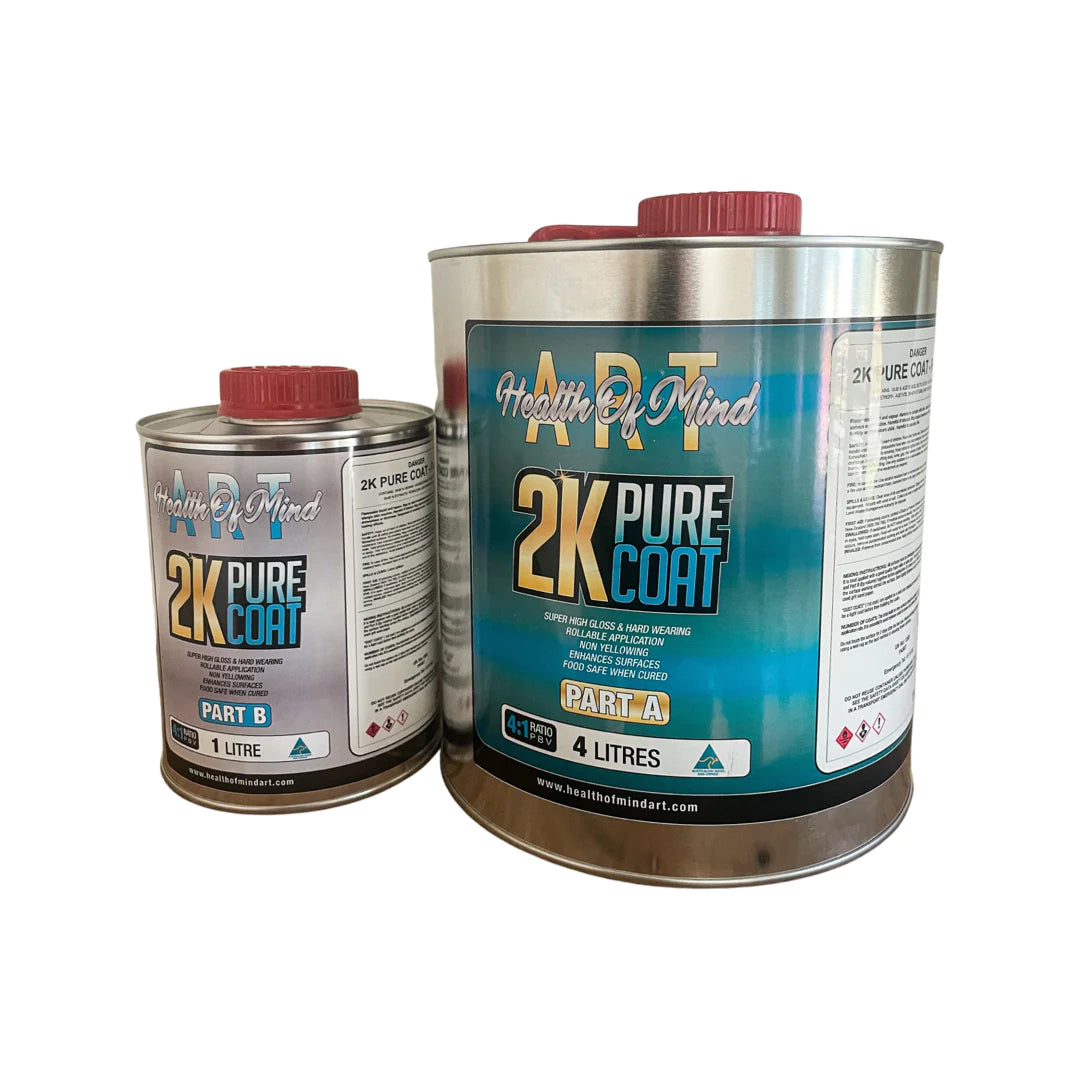 2K Pure Coat Acrylic Polyurethane - Health Of Mind Art