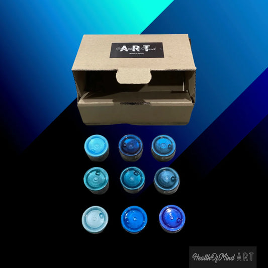 Pigment Paste - Blue Metallics Set - Health Of Mind Art