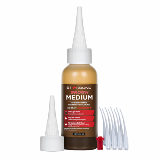 Starbond Brown Medium CA Glue – 60ml