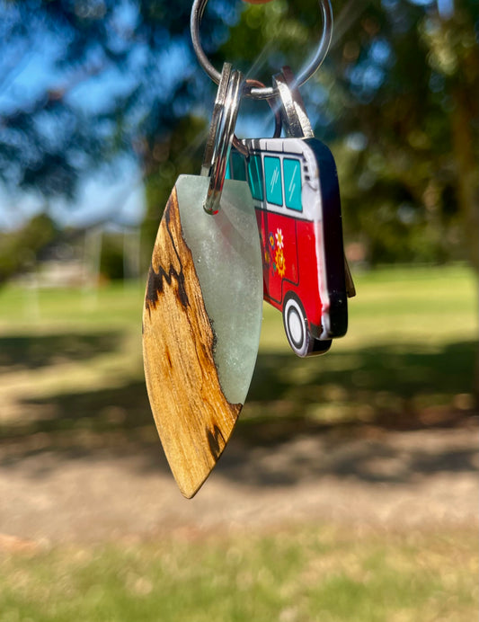 Surfboard Keyring - Blue