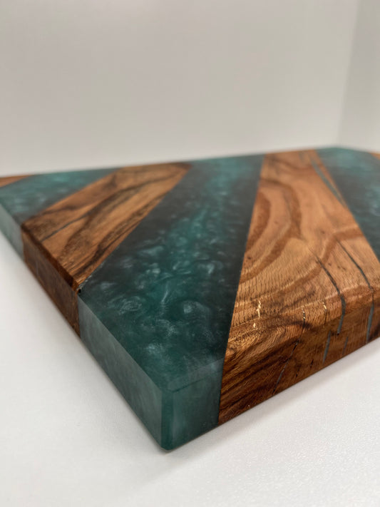 Resin Charcuterie Board - Green