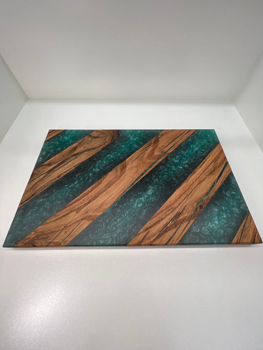 Resin Charcuterie Board - Green